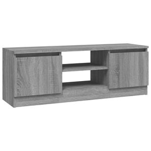 The Living Store TV-kast Classic - 102 x 30 x 36 cm - Grijs Sonoma Eiken