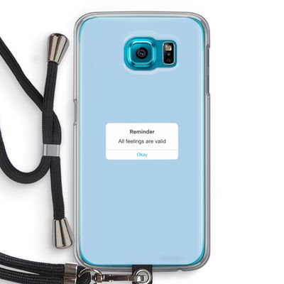 Reminder: Samsung Galaxy S6 Transparant Hoesje met koord