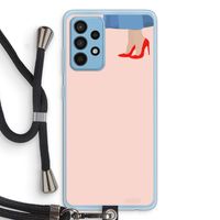 High heels: Samsung Galaxy A52 Transparant Hoesje met koord