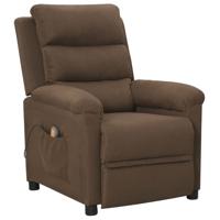 Massagestoel stof bruin