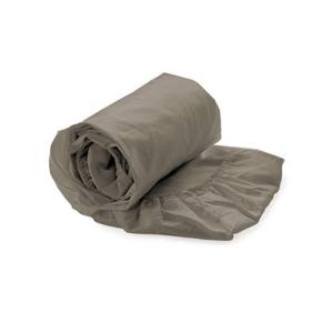 Heckett & Lane Hoeslaken Elementi Katoen Satijn 40cm Hoek - taupe grey