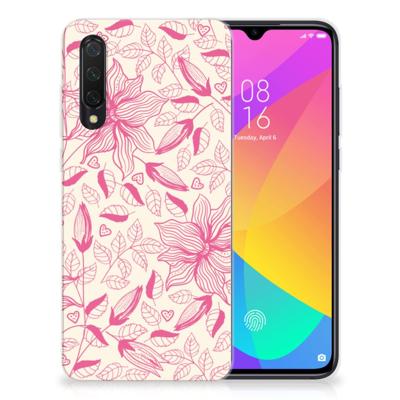 Xiaomi Mi 9 Lite | TPU Case | Pink Flowers