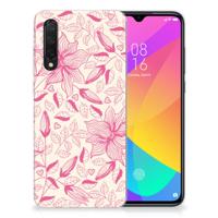 Xiaomi Mi 9 Lite | TPU Case | Pink Flowers