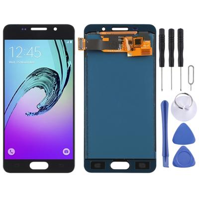 LCD-scherm en digitizer volledige assemblage (TFT materiaal) voor Galaxy a3 (2016) A310F A310F/DS A310M A310M/DS A310Y (zwart)