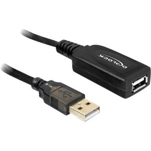 DeLOCK 20m USB 2.0 USB-kabel Zwart
