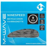 M-Wave / kmc ketting 9 speed 1/2x11/128 116 schakels blister