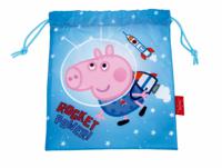 Arditex Peppa Pig George Pig snackzakje 26,5x21,5cm - thumbnail