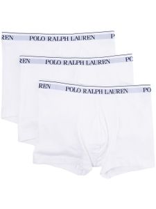 Polo Ralph Lauren boxer à taille à logo - Blanc