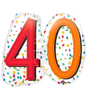 SuperShape Rainbow Birthday 40