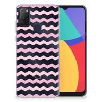 Alcatel 1S (2021) | TPU bumper | Waves Roze