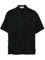 MSGM chemise à fini texturé - Noir