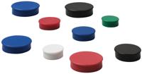Nobo magneten, 38 mm, zwart, blister van 4 stuks