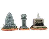 Horrid Headstones 4x10x16 cm 3st Halloween - Lemax