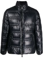 Moncler doudoune à logo imprimé - Noir