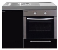 MKB 100 Zwart metalic met oven RAI-9542 - thumbnail