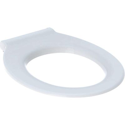 Geberit 300 Comfort closetzitting zonder deksel v. mindervaliden antibacterieel m. doorlopende pen wit 501387001 501.387.00.1