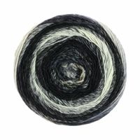 Gomitolo Finito 560 Kleur: Zwart-Wit-Antraciet-Grijs-Lichtgrijs - thumbnail