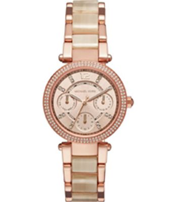 Horlogeband Michael Kors MK6512 Staal Beige 16mm