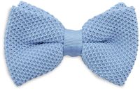 Sir Redman SRBOWTIE24003 Gebreide Strik - Lichtblauw