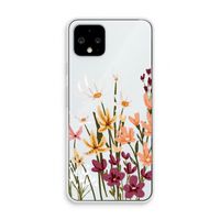 Painted wildflowers: Pixel 4 Transparant Hoesje