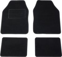 Carpoint automattenset malibu universeel textiel zwart 4 delig - thumbnail