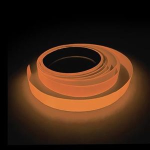 Glow In The Dark UV Tape Oranje (5m)