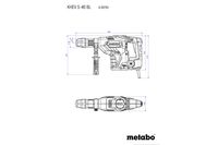 Metabo KHEV 5-40 BL SDS-Max Combihamer | 1150W | 8.7J | koolborstelloos  - 600765500 - thumbnail