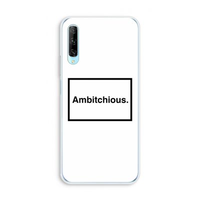 Ambitchious: Huawei P Smart Pro Transparant Hoesje