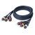 DAP FL47 - 2x RCA + 1x Digital Cable 75 centimeter