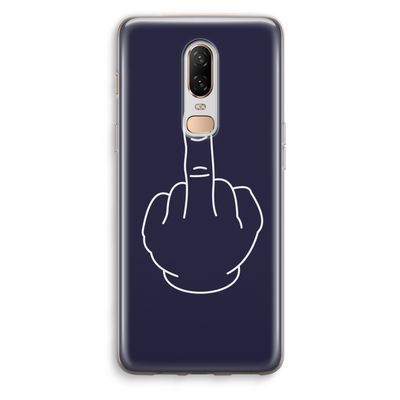 F**k U: OnePlus 6 Transparant Hoesje