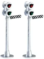 Lemax railway signal light s/2 kerstdorp accessoire 2017