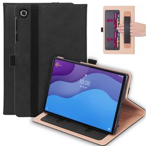 Luxe stand flip cover hoes - Lenovo Tab M10 HD Gen 2 (2e Generatie) - Zwart