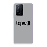Topwijf Grijs Zwart: Xiaomi 11T Transparant Hoesje