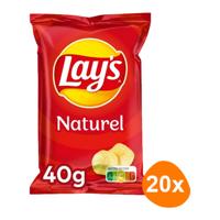 Lay's - Naturel - 20 Minizakjes
