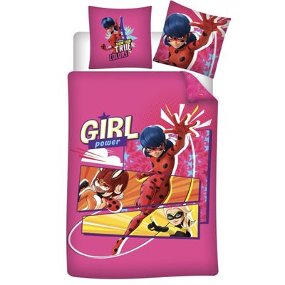 Miraculous Dekbedovertrek Girl Power