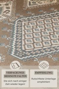 Hanse Home - Terrain Designer Shortpile Rug Lakan Brown Cream - 80x120 cm