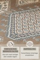 Hanse Home - Terrain Designer Shortpile Rug Lakan Brown Cream - 160x235 cm
