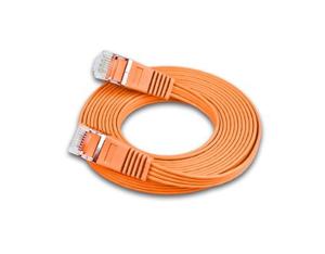 Wirewin 9120064012144 RJ45 Netwerkkabel, patchkabel CAT 6 U/FTP 0.50 m Oranje 1 stuk(s)