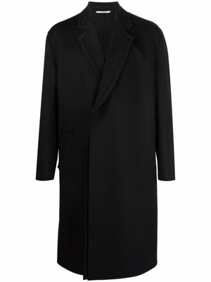 Valentino Garavani manteau mi-long à simple boutonnage - Noir