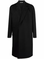 Valentino Garavani manteau mi-long à simple boutonnage - Noir