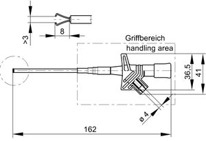 SKS Hirschmann KLEPS 2600 Veiligheids-krokodilklem Steekaansluiting 4 mm CAT II Rood