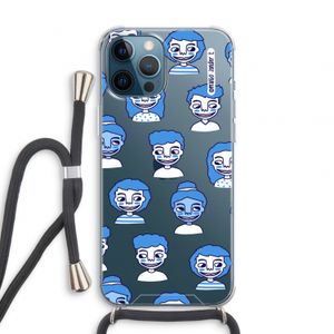 Gezichtjes: iPhone 12 Pro Transparant Hoesje met koord