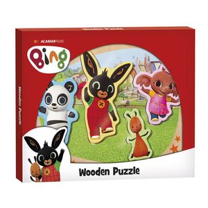 Bambolino Toys Houten Vormenpuzzel, 5st.