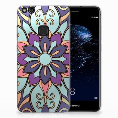 Huawei P10 Lite | TPU Case | Purple Flower