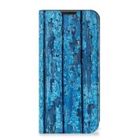 Samsung Galaxy Xcover 6 Pro Book | Wallet Case | Wood Blue