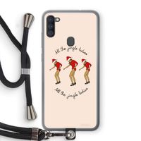 Jingle Ladies: Samsung Galaxy A11 Transparant Hoesje met koord