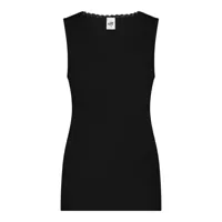Thermo kanten dames hemd - V-hals - Warm thermisch onderhemd met brede bandjes