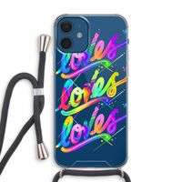 Loves: iPhone 12 Transparant Hoesje met koord