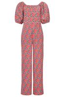 LOOXS Little Zomer jumpsuit meisjes crinkle - roze