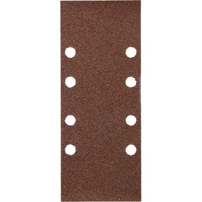 Schuurstroken, Hout en Metaal, Korund, geperforeerd, type B, 93x230mm Schuurpapier